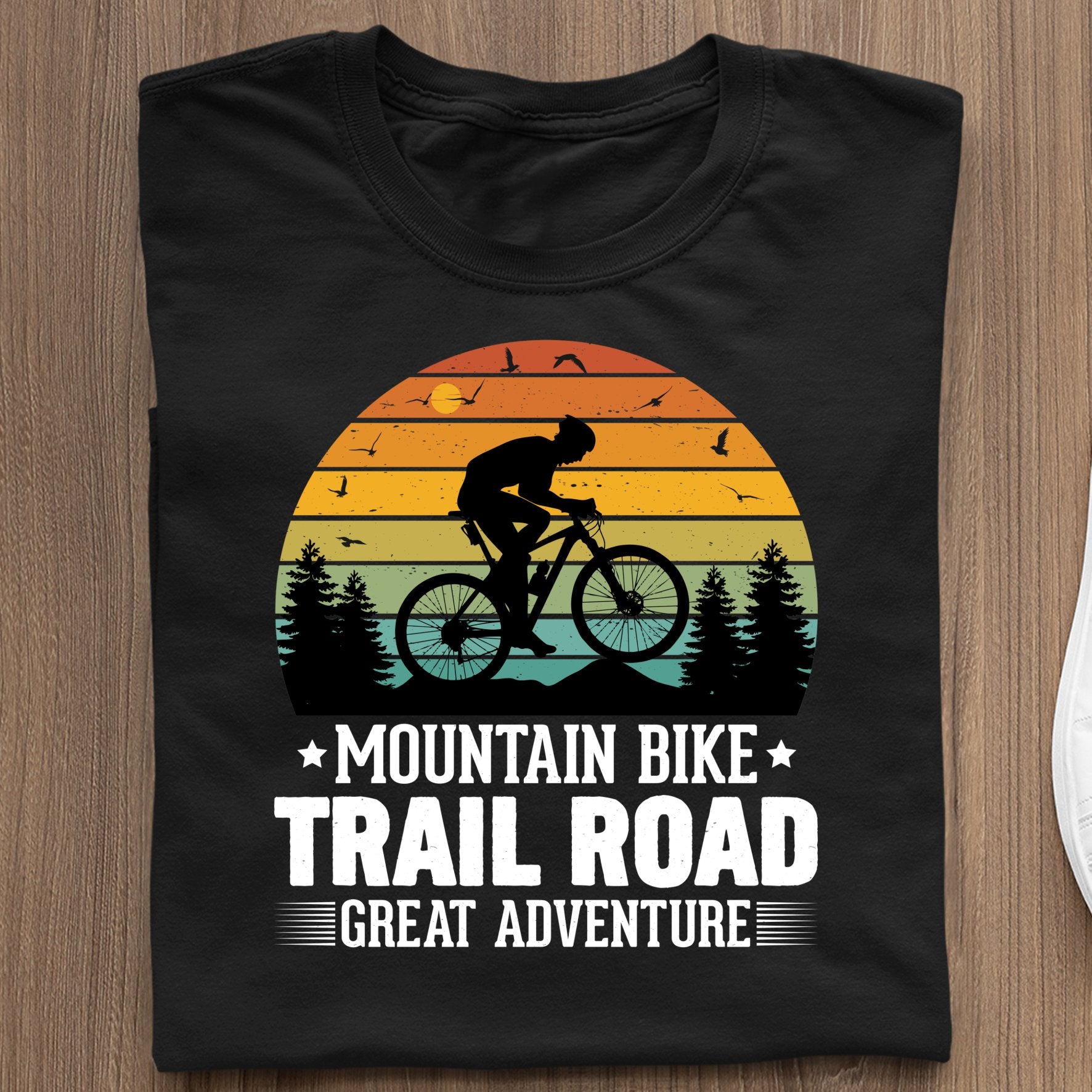 Koszulki Kolarskie Z Nadrukiem Mountain Bike Trail Road Great Adventure