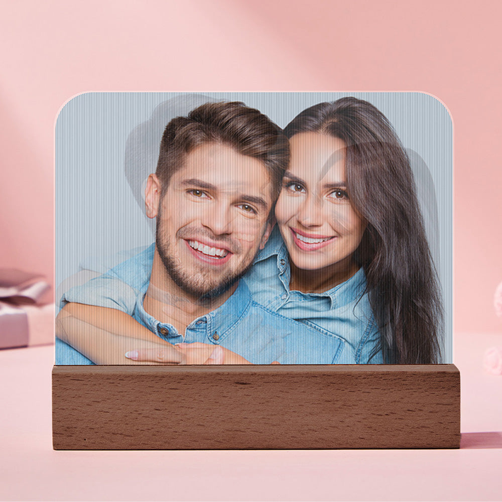 Personalizowana ramka na zdjęcia z efektem 3D na urodziny lub rocznicę