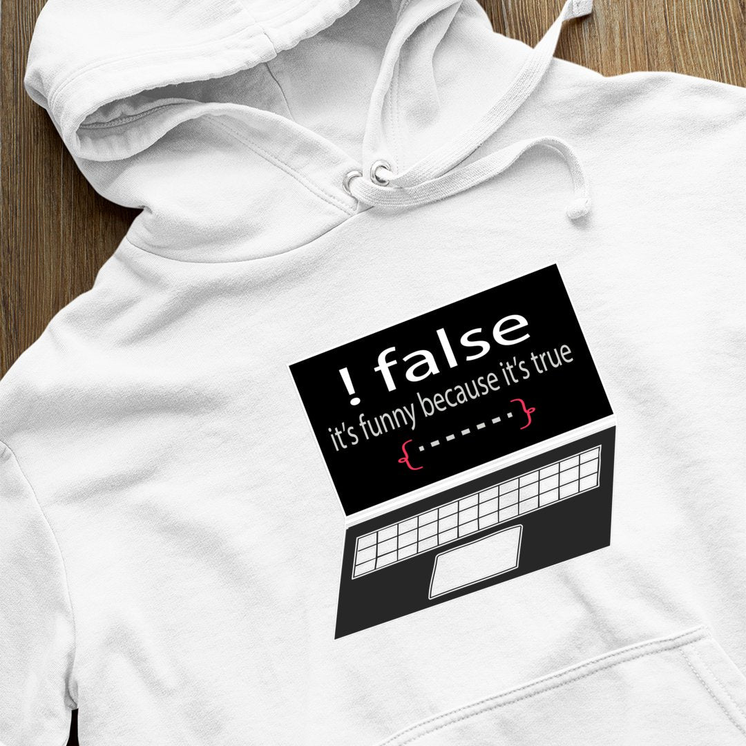 Bluza z kapturem It's Funny Beacuse It's True