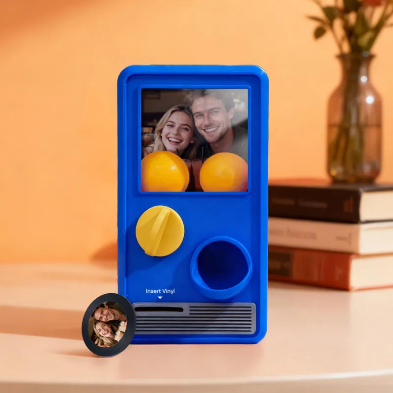 Personalized Music and Photo Music Gachapon Machine Custom Song Mini Record Box Anniversary Gift Christmas Gifts