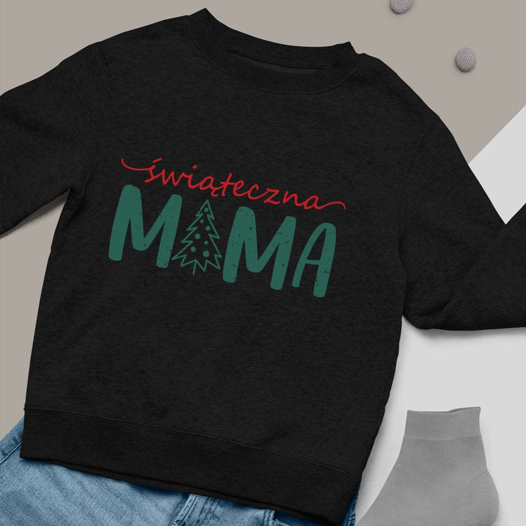 Bluza Unisex Świąteczna Mama