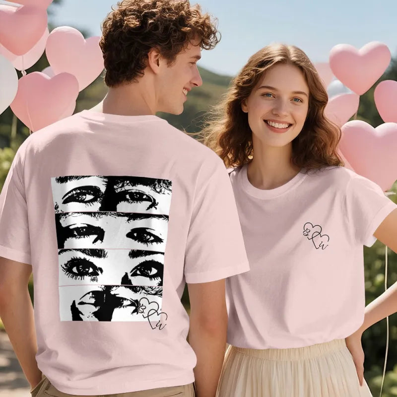 Spersonalizowana koszulka „Love on Tour” na prezent dla pary, Walentynki, urodziny