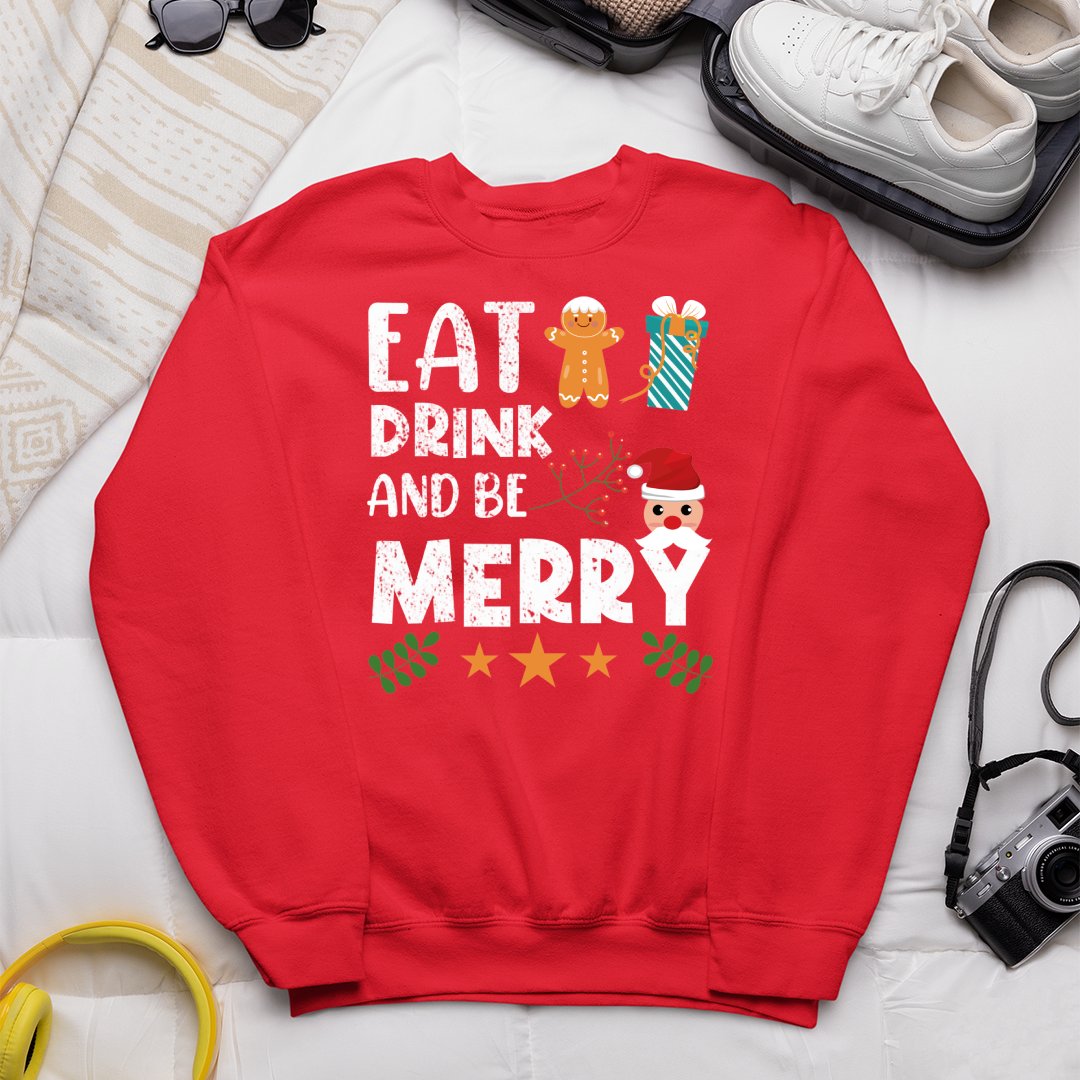 Bluza Unisex Eat Drink And Be Merry