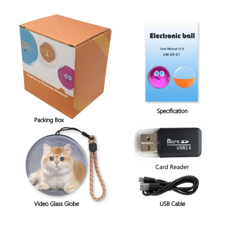 Szklana kula z odtwarzaniem wideo – personalizowany prezent z Twoim filmem