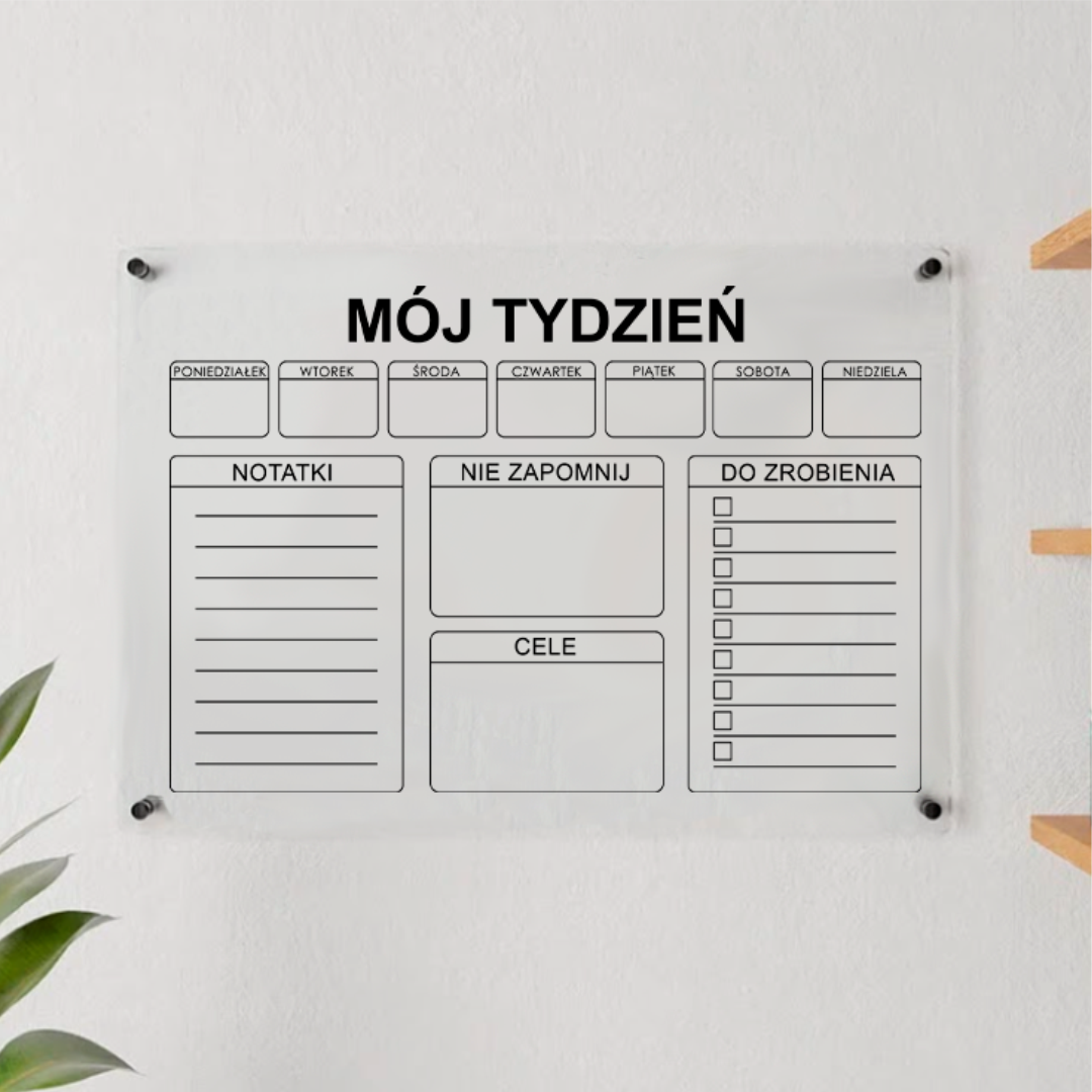 Kalendarz Na 2024 Planery  Mój tydzień