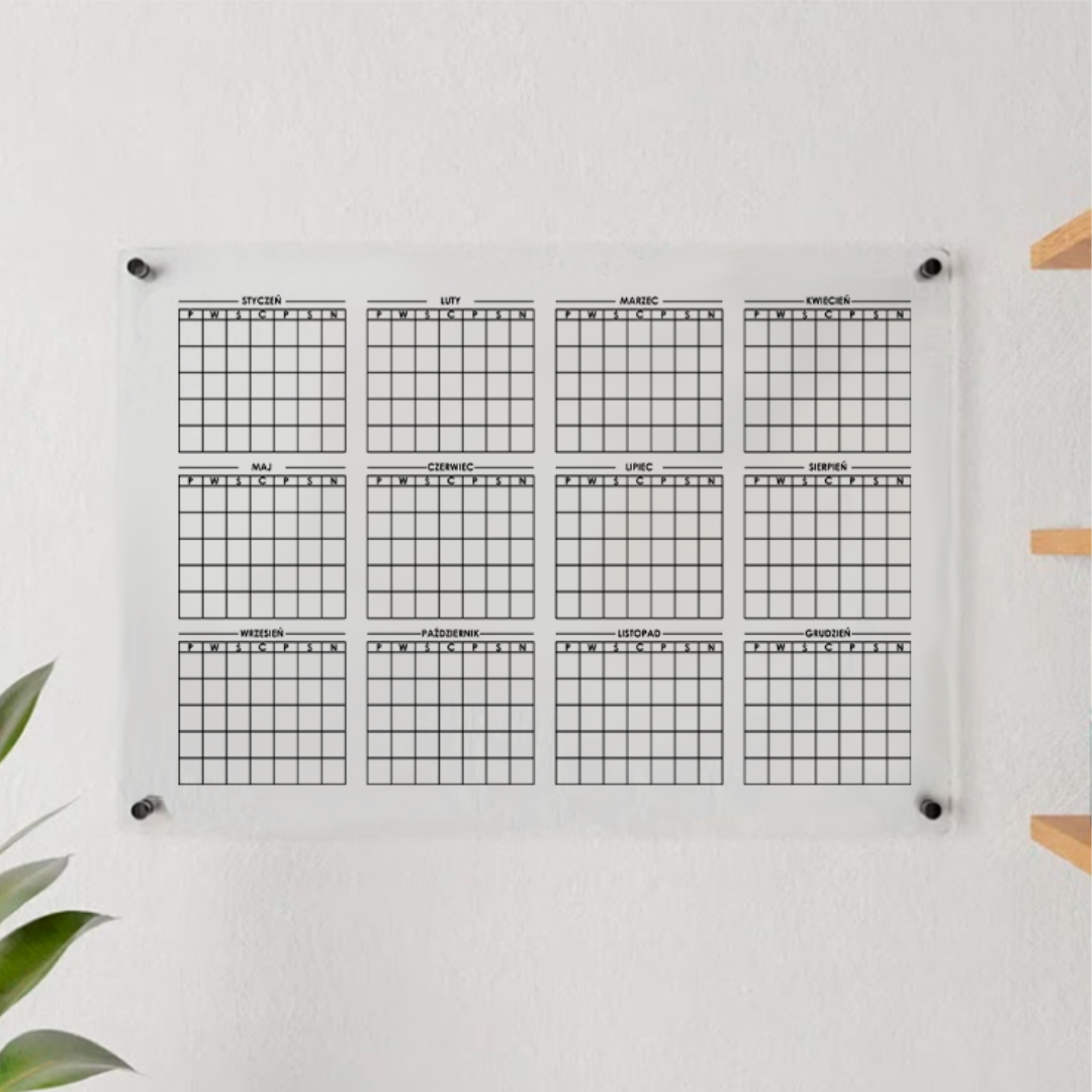 Kalendarz Na 2024 Planery Magnetyczne Roczny Kalendarz Wydarzeń