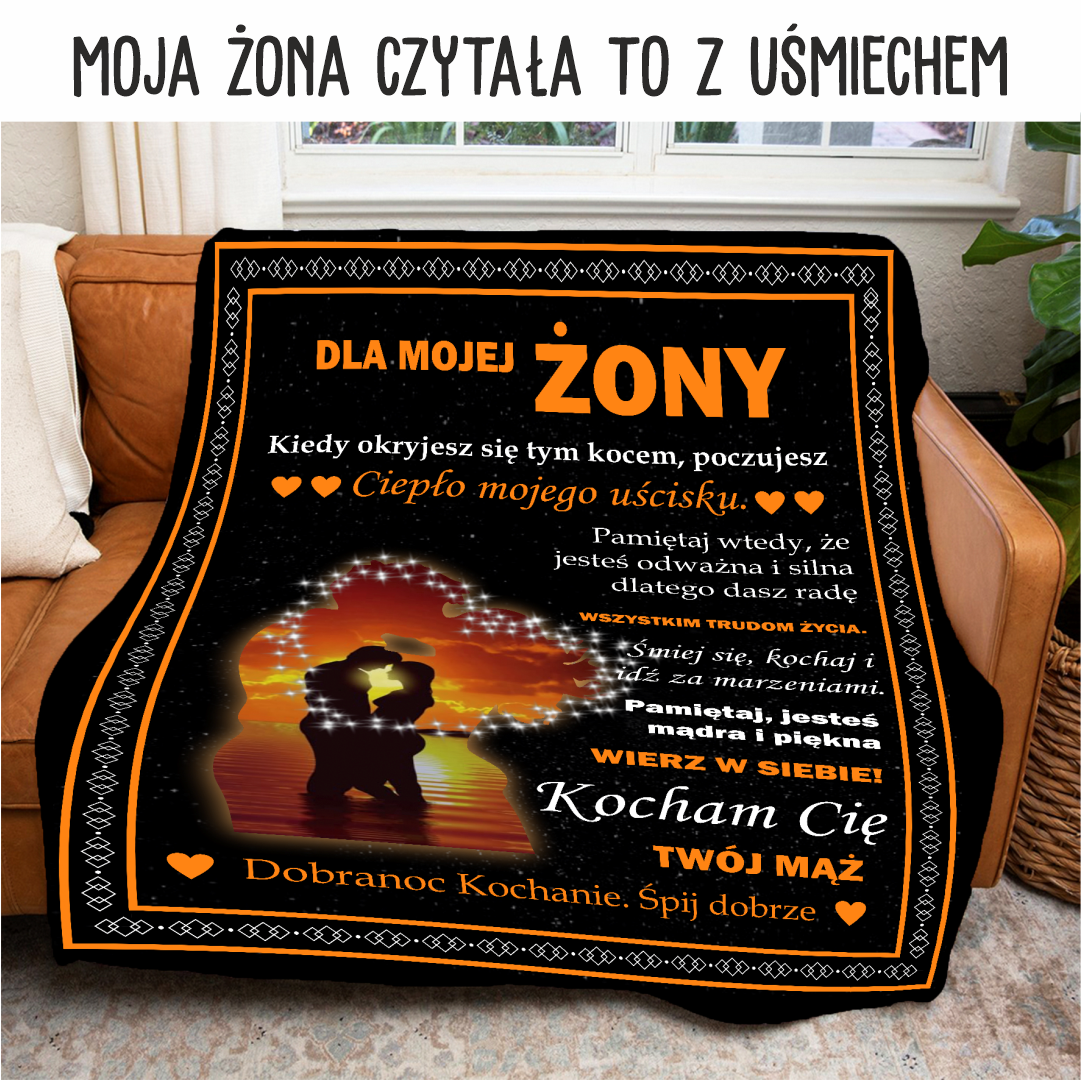Koc "Dla mojej zony"