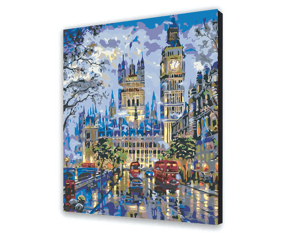 Wieczór w Londynie - Malowanie po numerach