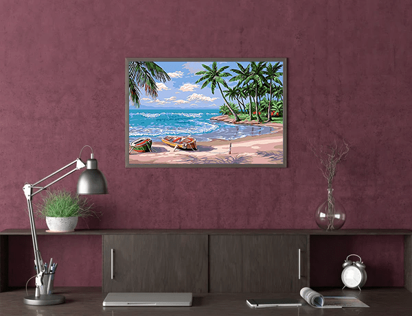 Rano Na Wybrzeżu - Malowanie po numerach