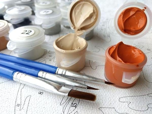 Kobieta - Malowanie po numerach