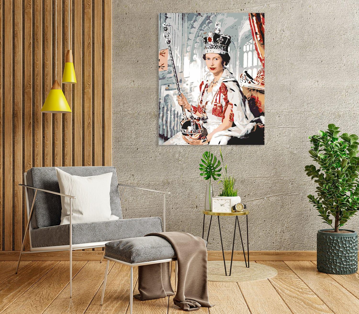 Młoda królowa Elżbieta II