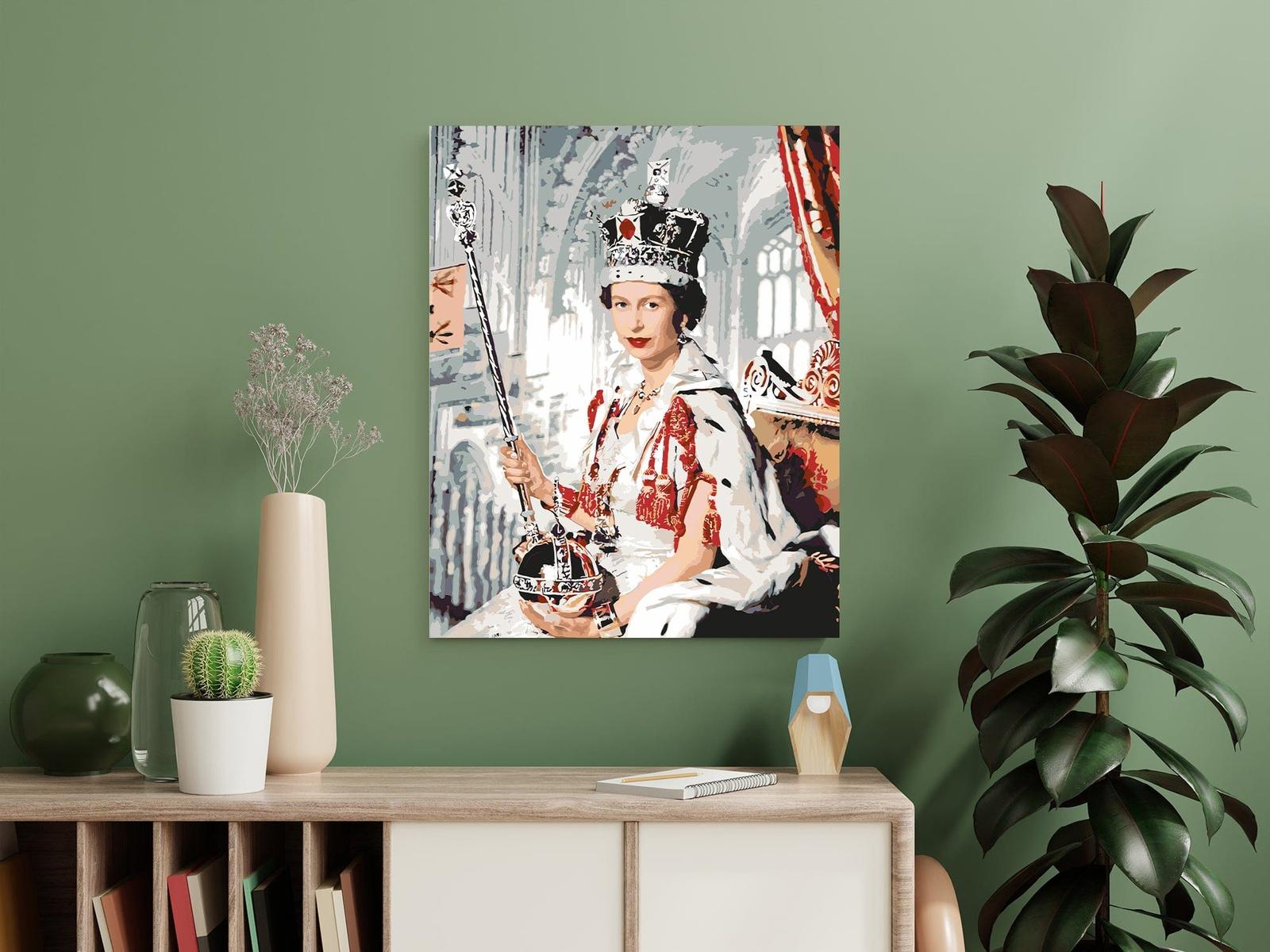 Młoda królowa Elżbieta II