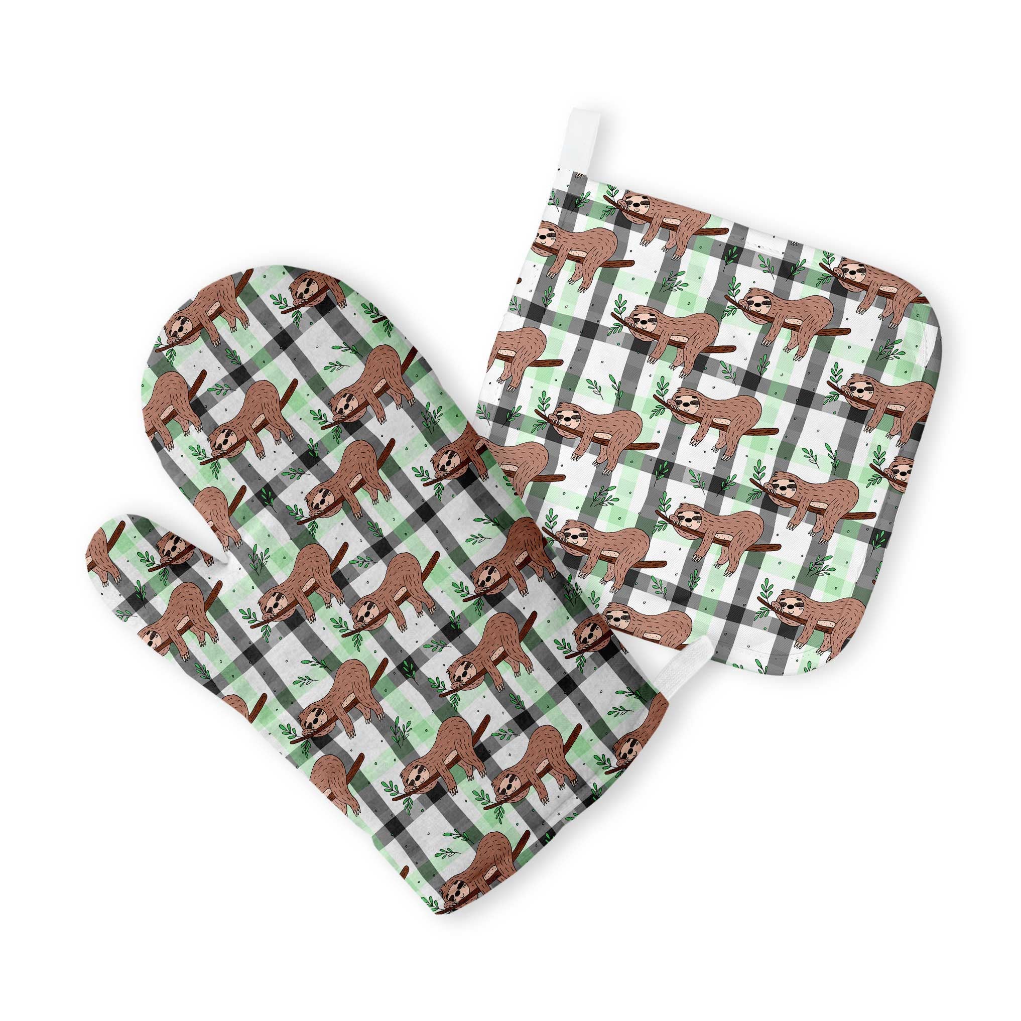 Uchwyt na garnek+ rękawica kuchenna ZZ8244