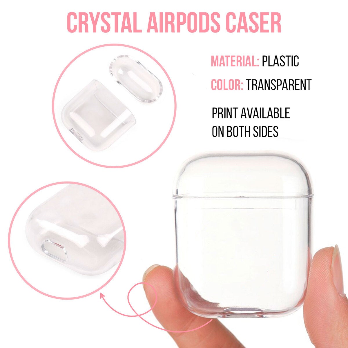 Etui plastikowe AirPods YZ5280