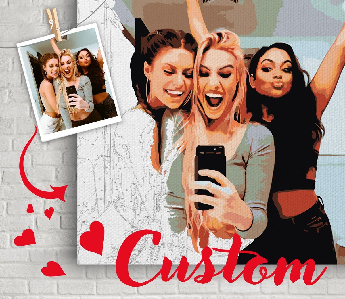 Obraz z własnego zdjęcia Custom