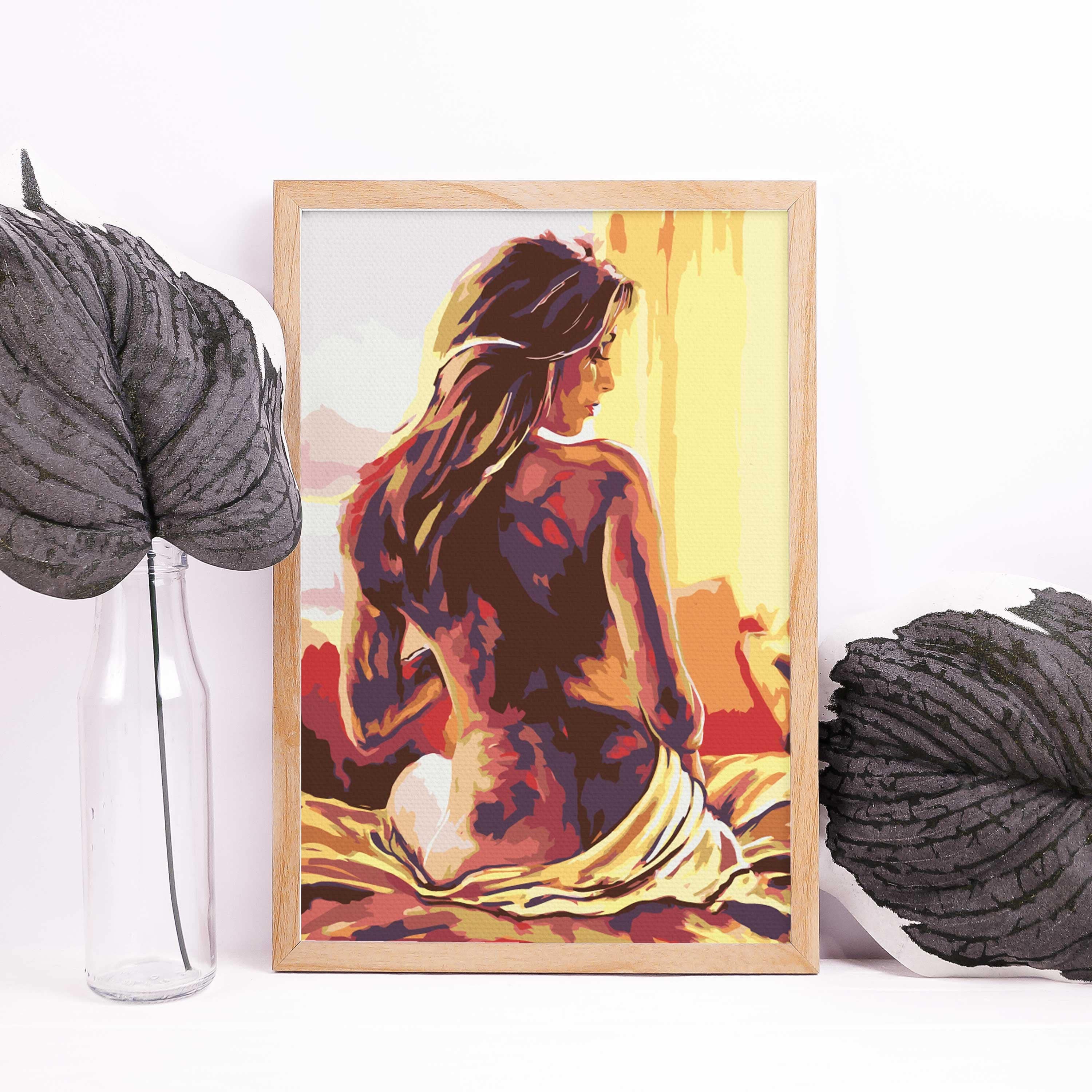 Portret Kobiety W Łóżku AP0026