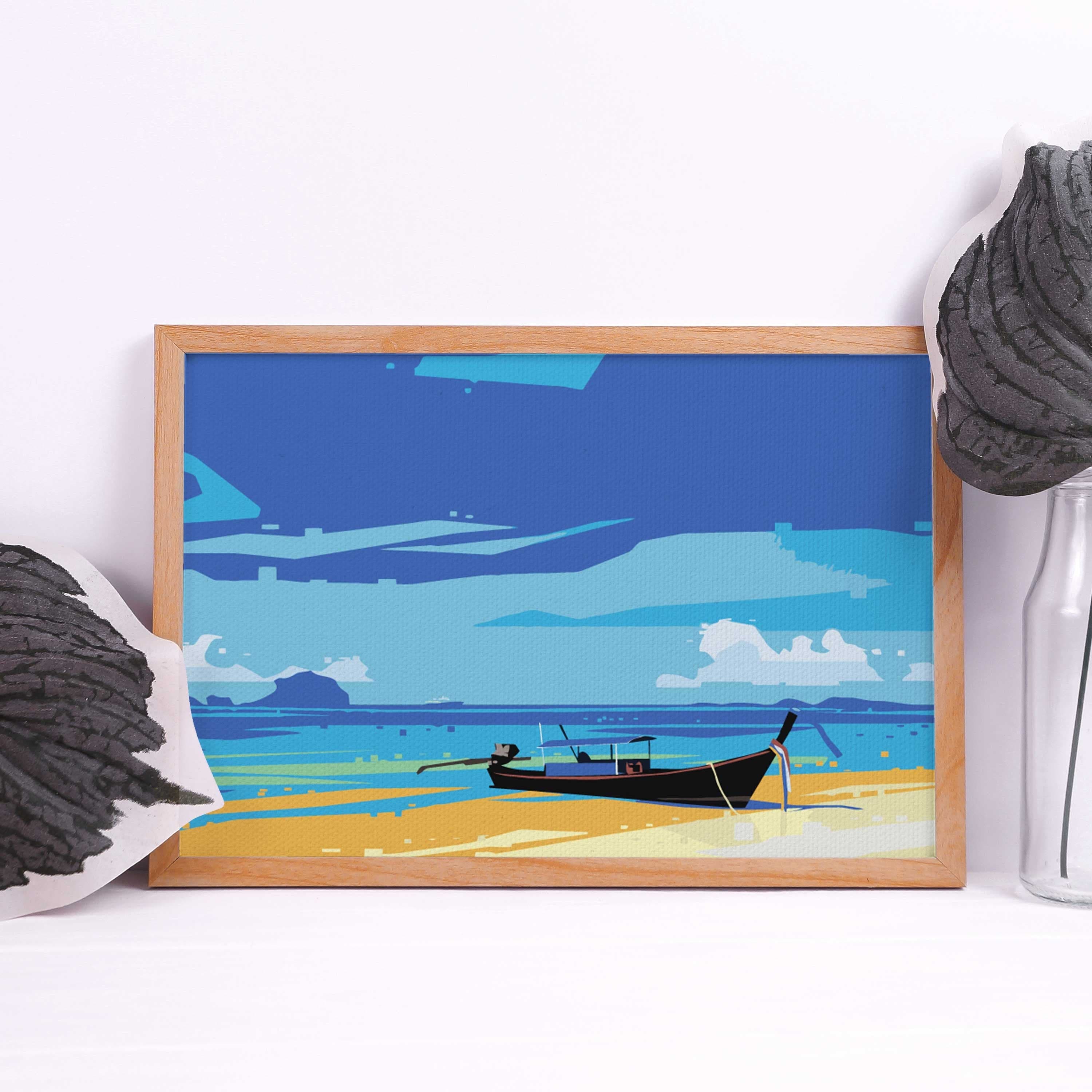 Widok Na Morze Stara Łódź AP0022