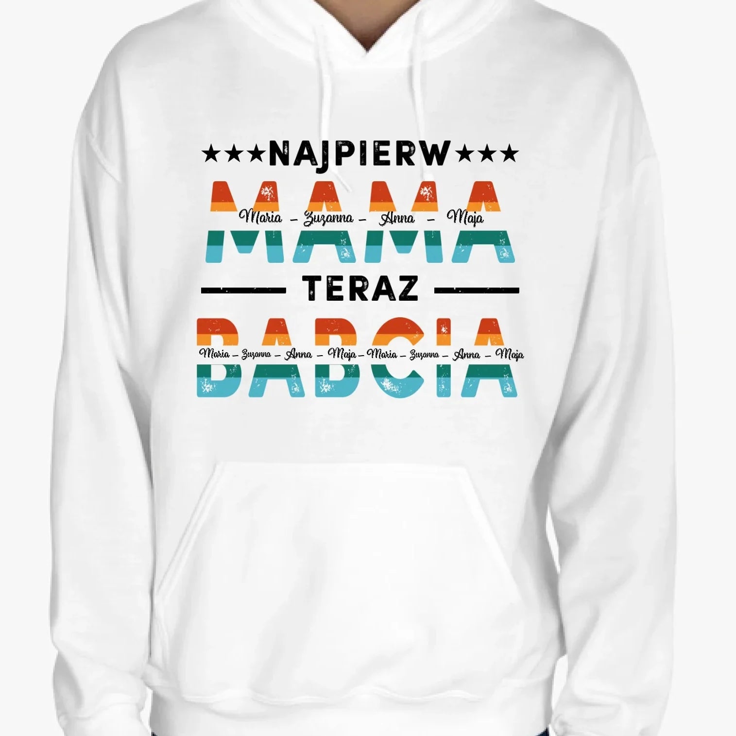 Bluzy z kapturem dla Babci