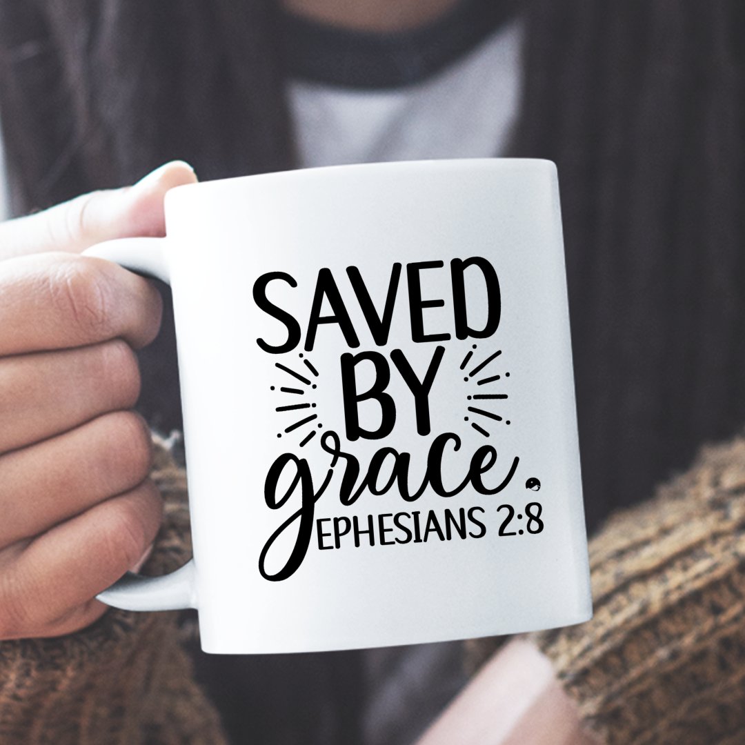 Kubek Szefa Saved By Grace Ephesians