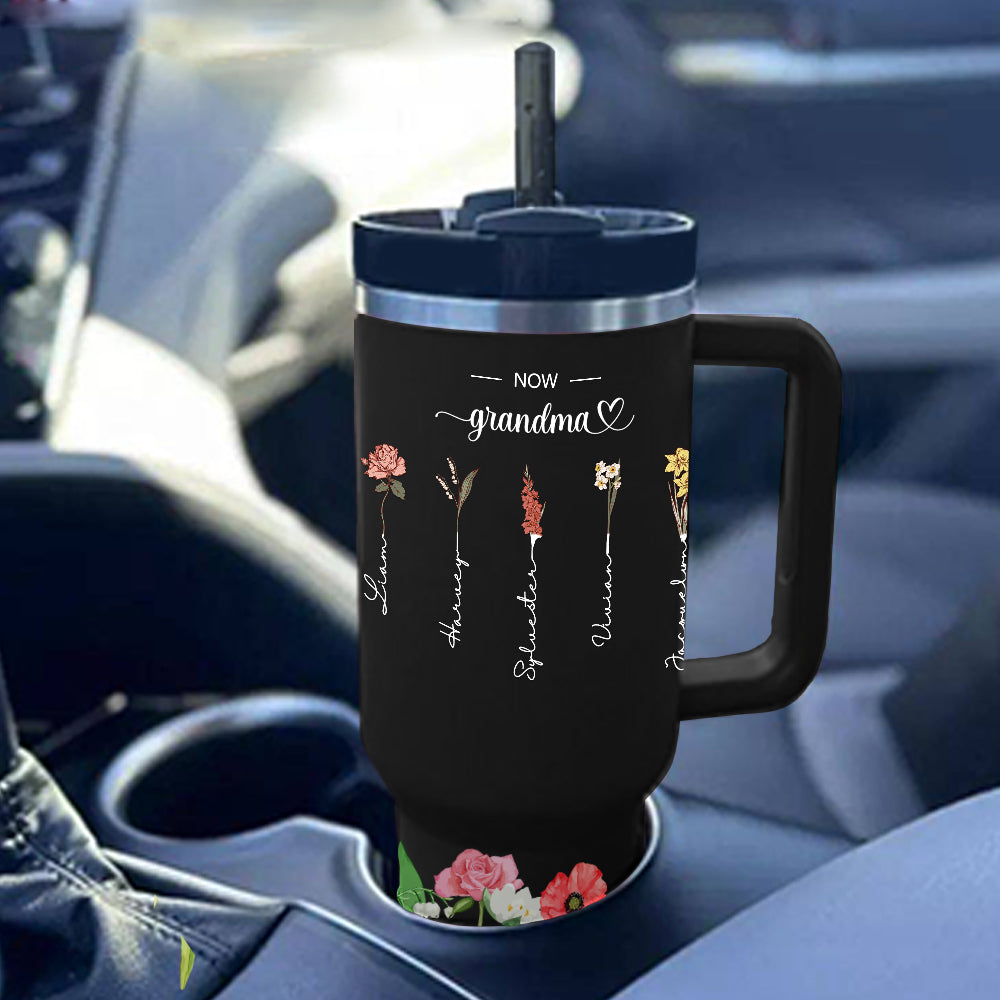 Kubek termiczny na Dzień Babci - prezent dla babci z imieniem 40oz