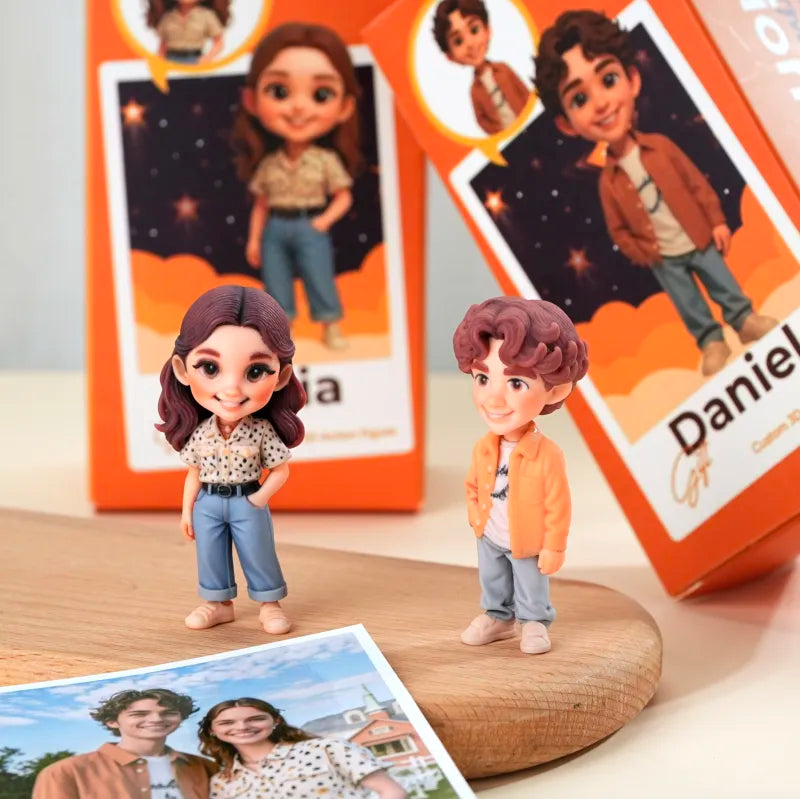 Figurka personalizowana 3D na biurko z Twoim zdjęciem, prezent na urodziny