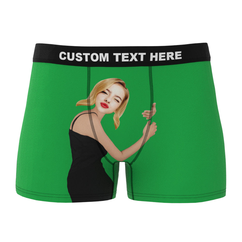 Personalizowane bokserki z zdjęciem dla pary na rocznicę lub walentynki