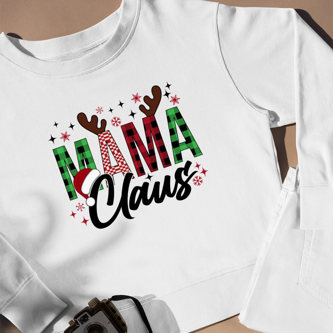 Bluza Unisex Mama Claus Christmas Pattern Design