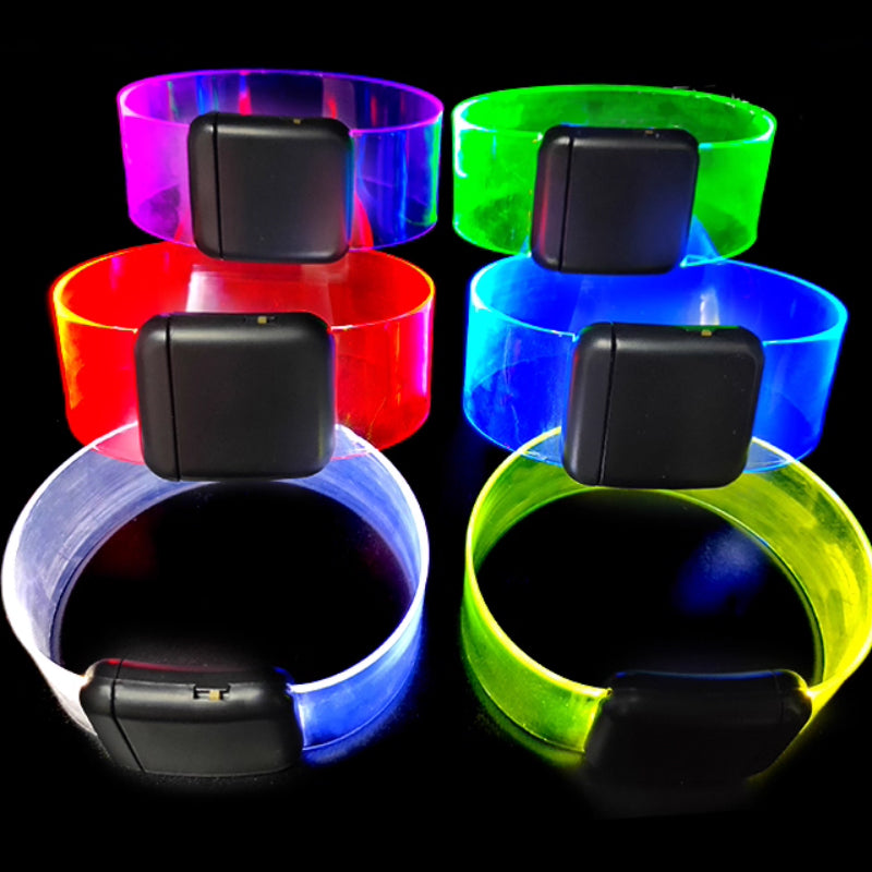 Personalized Photo & Text Glow Bracelets with Photo LED Bracelets Party Supplies for Wedding Birthdays Concerts