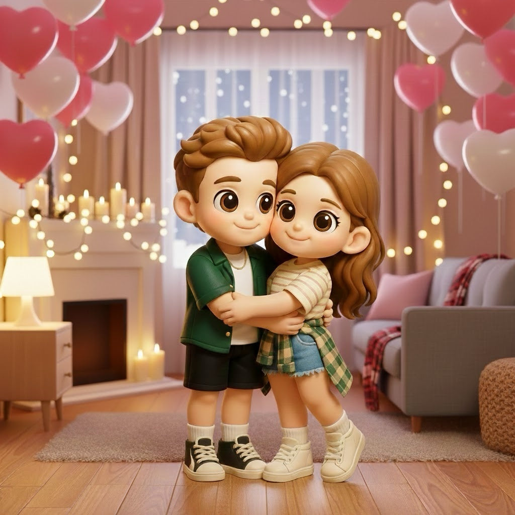 Figurka personalizowana 3D na biurko z Twoim zdjęciem, prezent na urodziny