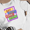 Prezent Dla Programisty C++ Bluza Unisex Eat Sleep Code Repeat