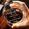 Personalizowana szklanka do whisky I Love You na prezent dla niego