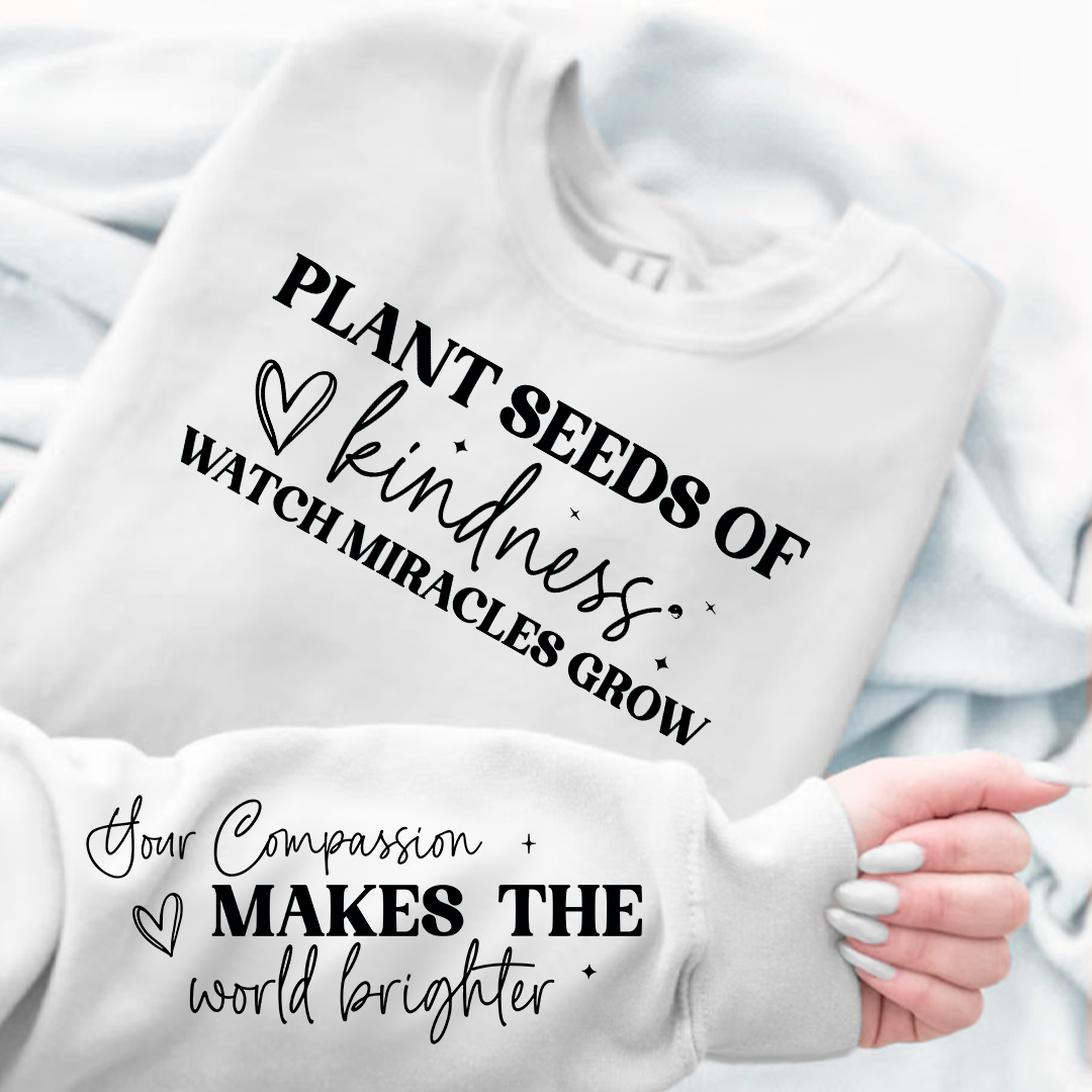 Bluzy Męskie Plant seeds of kindness watch miracles grow
