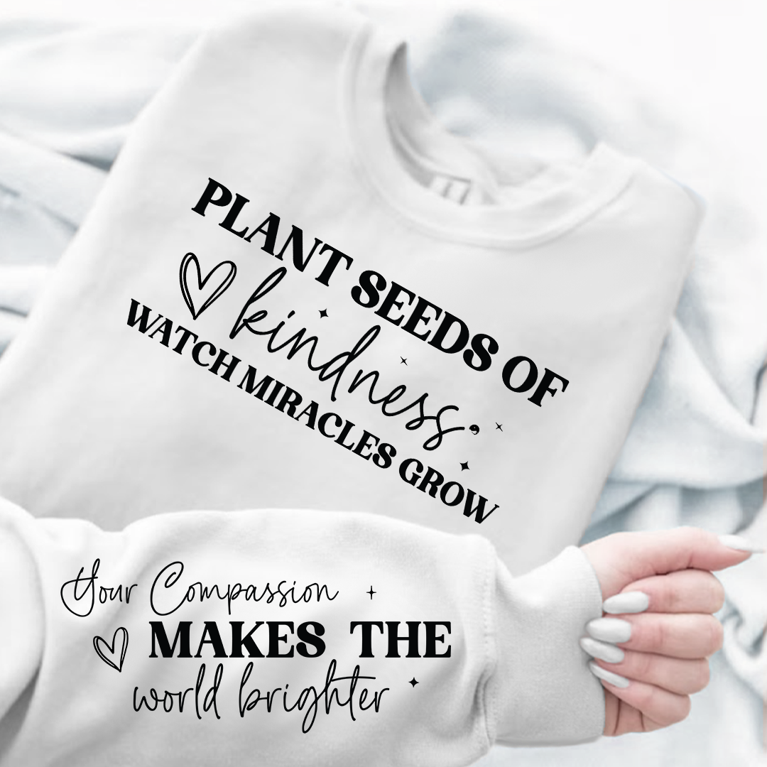 Bluzy Męskie Plant seeds of kindness watch miracles grow