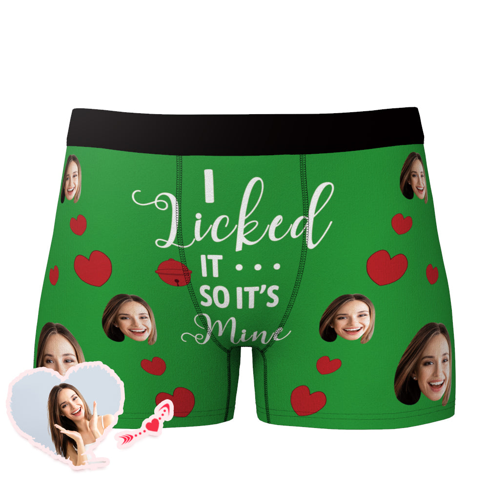 Śmieszna bokserska bielizna męska z personalizowanym nadrukiem na prezent dla niego