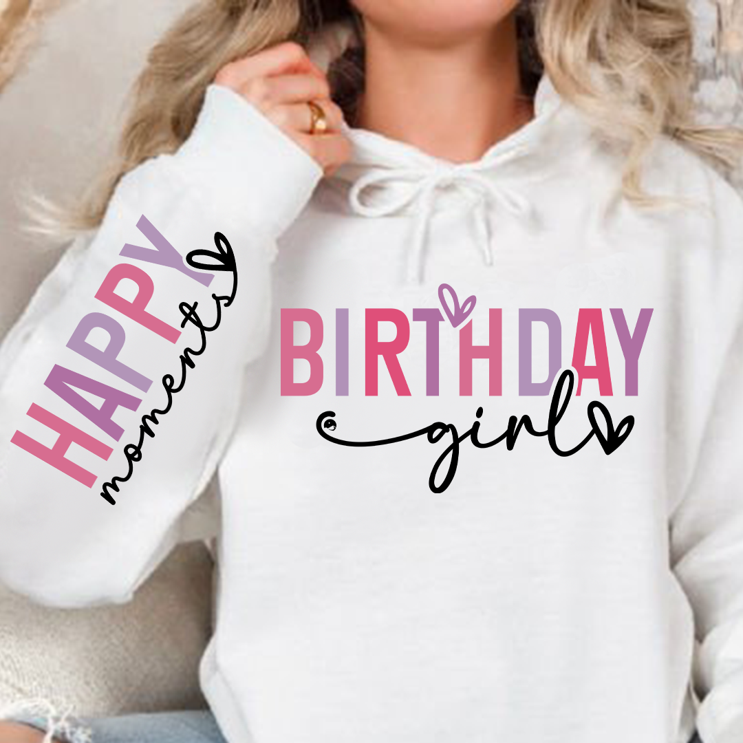 Bluza z kapturem Birthday girl