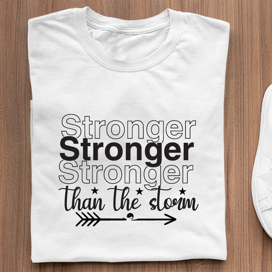 Koszulka Z Nadrukiem Damska Stronger Than The Storm