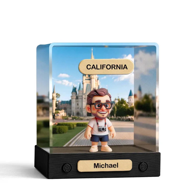 Personalizowana figurka 3D z Twojego zdjęcia w pudełku na prezent dla niej/niego