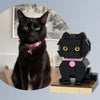 Custom Black Cat Brick Figures Fully Body Customizable 1 Cat Photo Small Particle Block Customized Cat Only