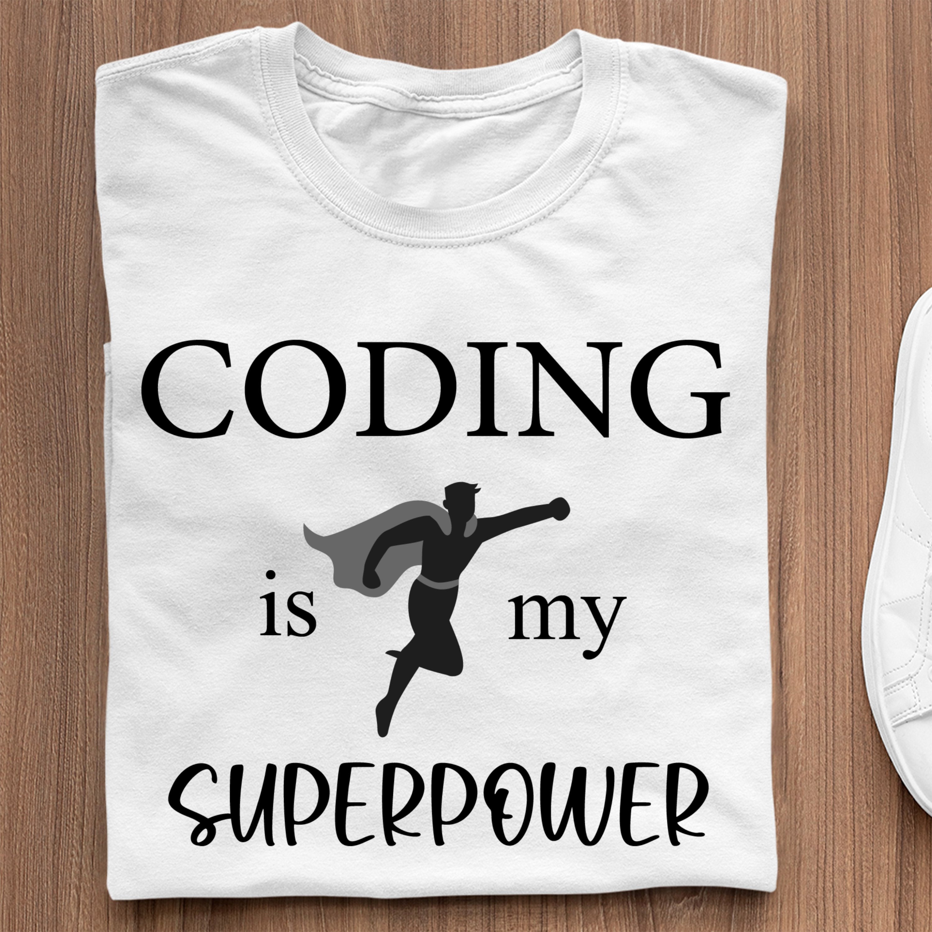 Prezent Dla It Koszulka Coding Is My Superpower