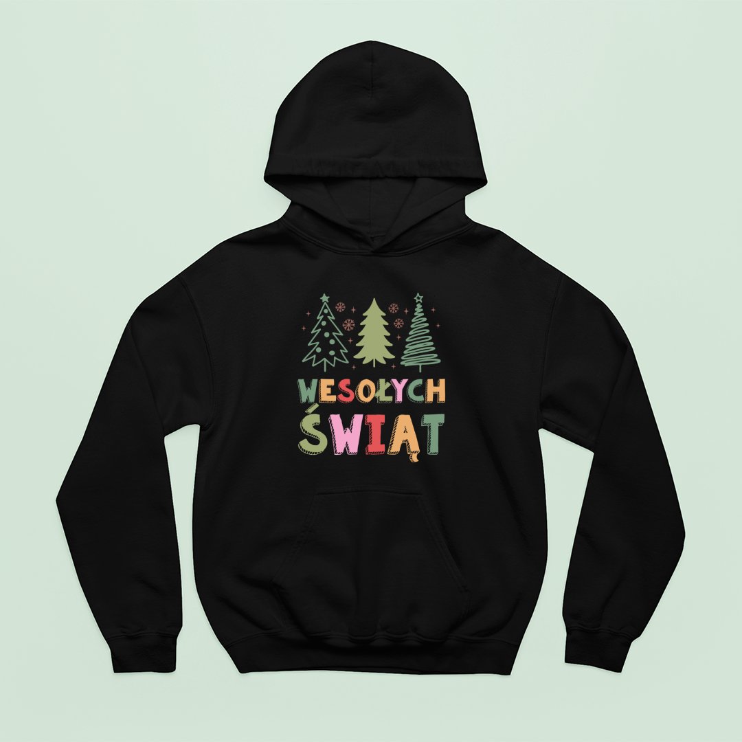 Bluza z kapturem Wesołych Świąt