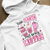 Bluza z kapturem Dear Santa Just Bring Coffee