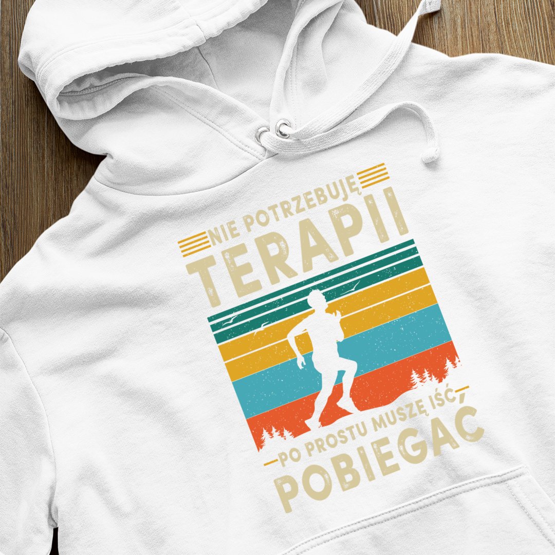 Bluza z kapturem Terapia, Pobiegać