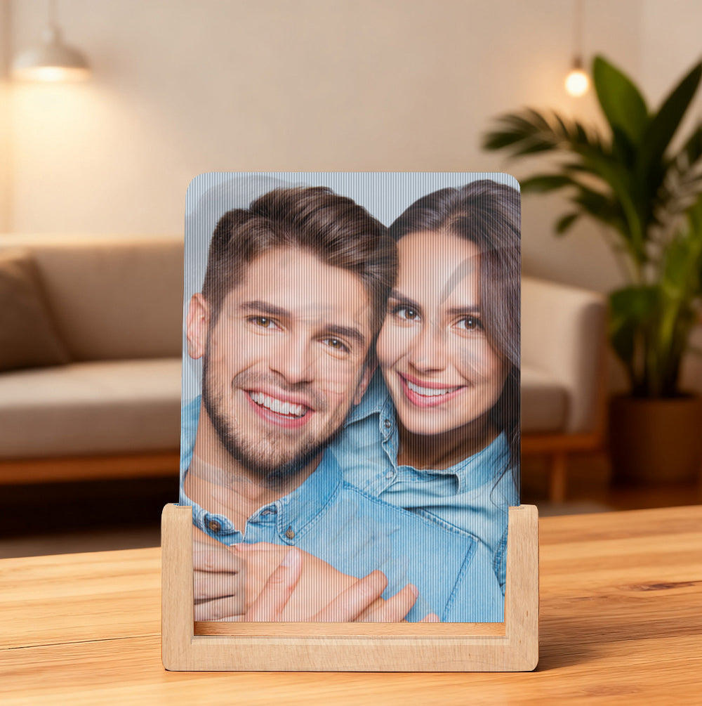 Personalizowana ramka na zdjęcia z efektem 3D na urodziny lub rocznicę