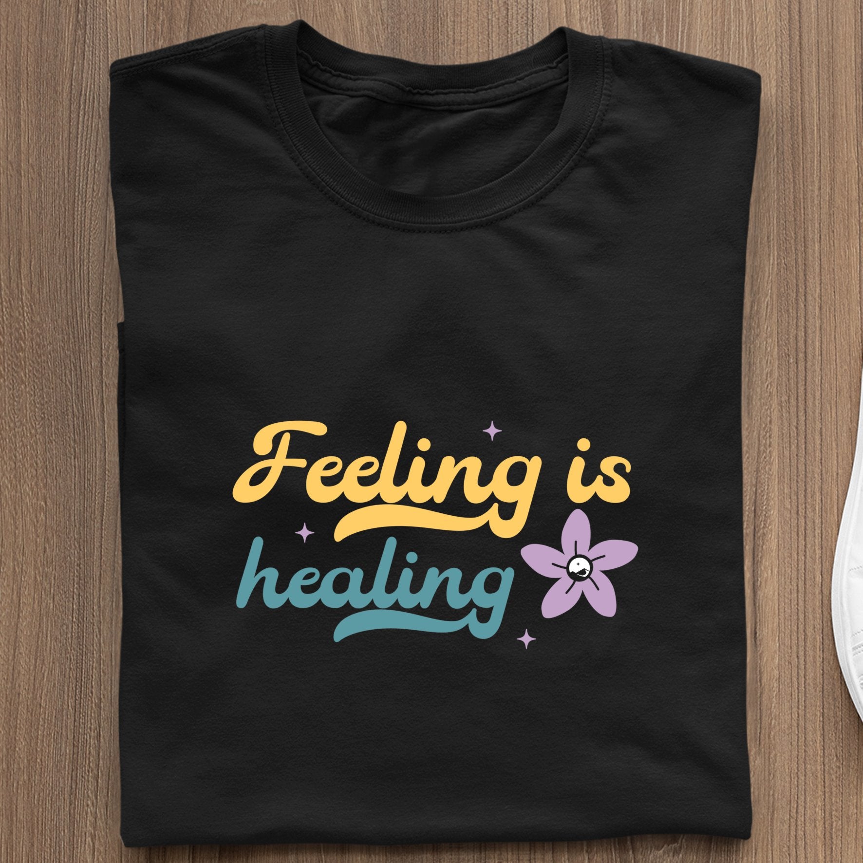 Koszulki Z Napisami Męskie Feeling Is Healing