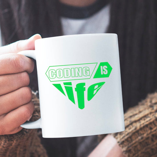Dzień Programisty Prezent Kubek Coding Is Life