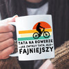 Gadzet Rowerowy Kubek Tata Na Rowerze Jak Zwykły Tata, Ale Fajniejszy