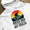 Bluza z kapturem Biker Dad Like A Regular Dad But Cooler