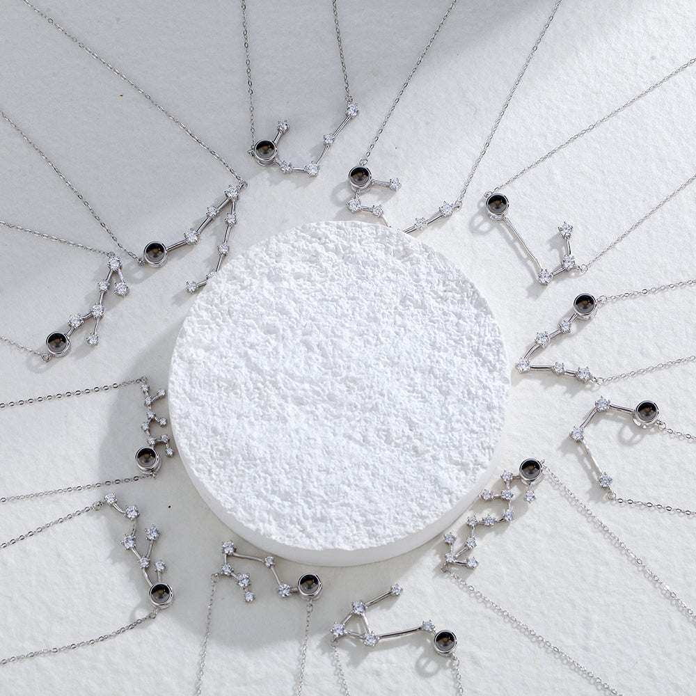 Custom Projection Necklace Constellation Photo Necklace Creative Gift