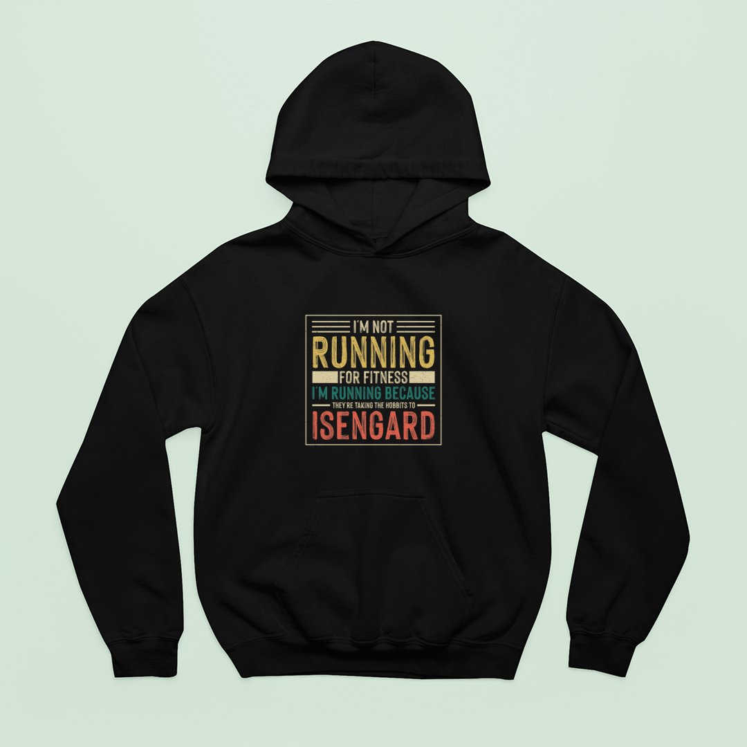 Bluza z kapturem I'm Not Running For Fitness