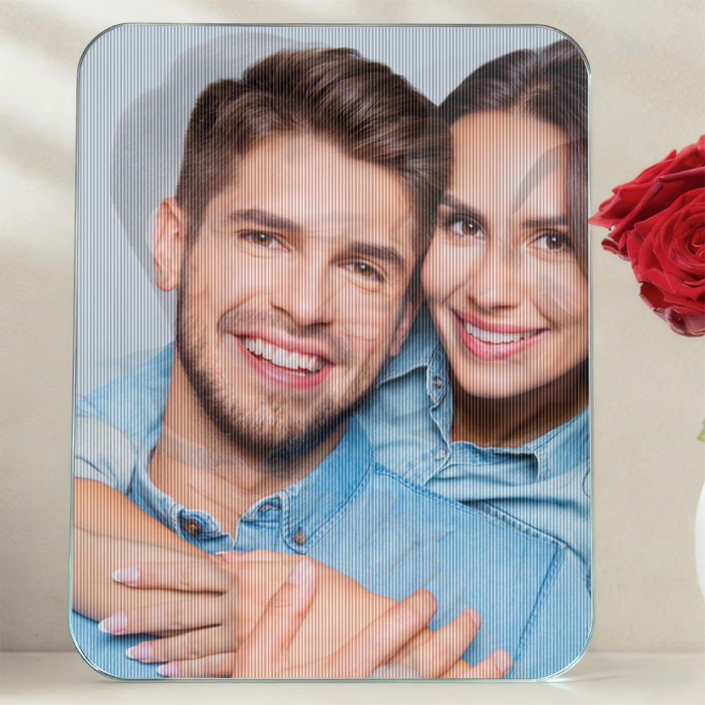 Personalizowana ramka na zdjęcia z efektem 3D na urodziny lub rocznicę
